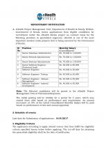 Job Notification / Results