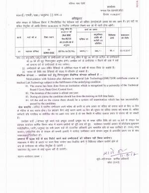 West Central Railway Recruitment 2017 for Assistant Chemist Posts