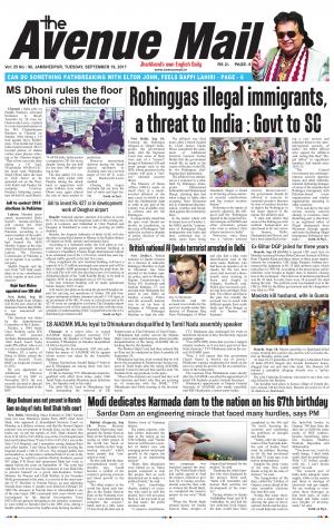 The Avenue Mail, September 19th 2017