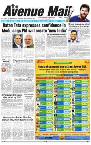 The Avenue Mail, September 21st 2017