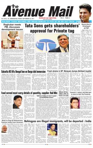 The Avenue Mail, September 22nd 2017