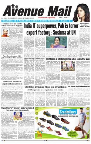 The Avenue Mail, September 24th 2017