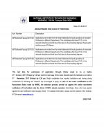 Job Notification / Results