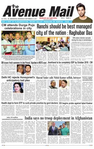 The Avenue Mail, September 27th 2017