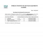 Job Notification / Results