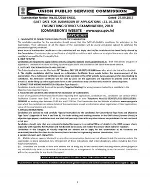 UPSC Engineering Services Examination 2018, Get Sarkari Naukri as Engineer, Apply at upsc.gov.in 