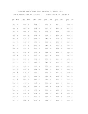 UPPCS  Pre Exam 2013 General Studies Paper I Solution B