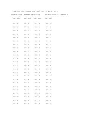 UPPCS Pre Exam 2013 General Studies Paper II Solution B