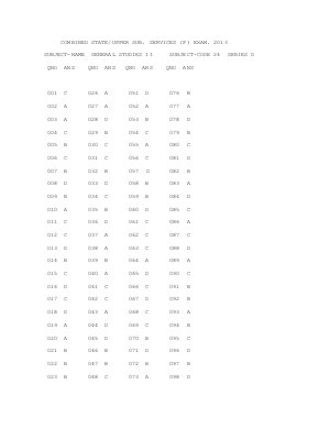 UPPCS Pre Exam 2013 General Studies Paper II Solution D