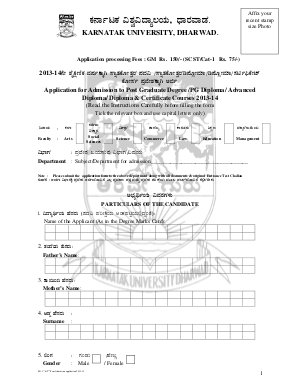 Karnataka University, Dharwad announced Admissions for IDIRHEM 2013-2014