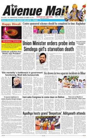 The Avenue Mail, October 19th 2017