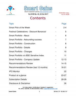 October 25 - October 31, 2017