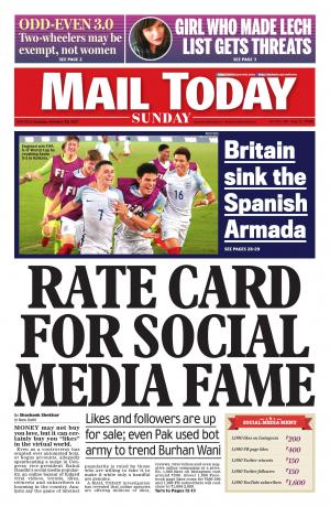 Mail Today issue, October 29, 2017