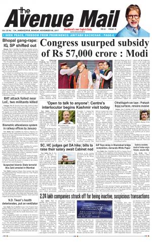 The Avenue Mail, November 6th 2017