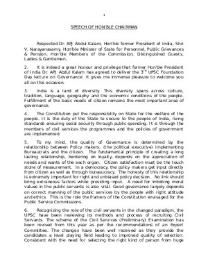 UPSC Lectures