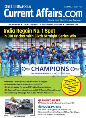 Current Affairs dot Com - Nov 2017