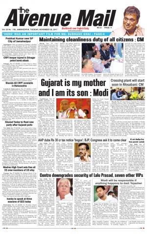 The Avenue Mail, November 28th 2017