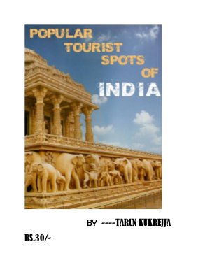 POPULAR TOURIST SPOTS OF INDIA