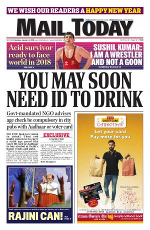 Mail Today, Friday, January, 1, 2018