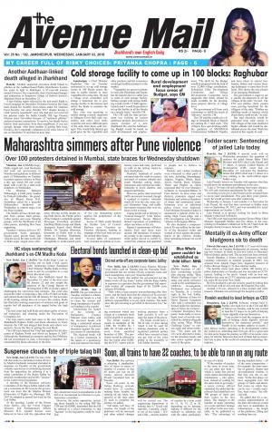 The Avenue Mail, January 3rd  2018