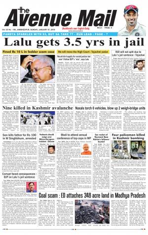 The Avenue Mail, January 7th  2018