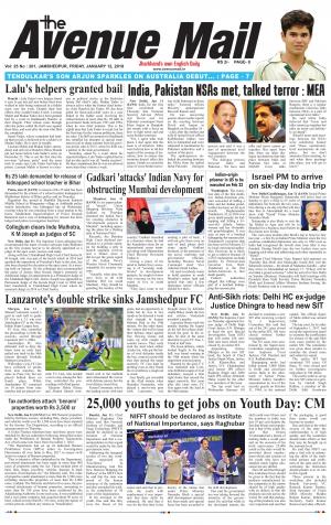 The Avenue Mail, 12th January 2018