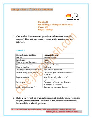 Biotechnology Principle and Processes