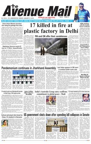 The Avenue Mail, January 21st 2018