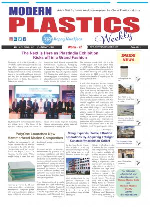 Modern Plastics Weekly - 12 