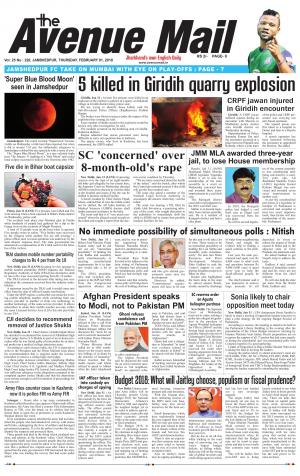 The Avenue Mail, February 1st 2018