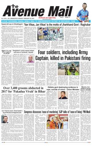 The Avenue Mail, February 5th  2018