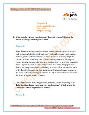 Environmental Issues