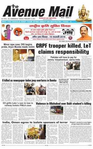 The Avenue Mail, February 13th  2018