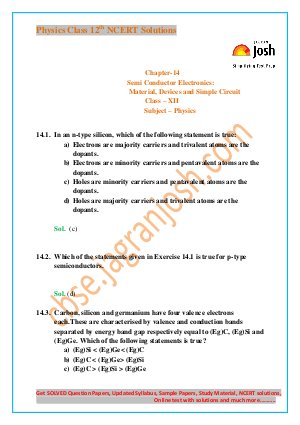 Semi Conductor Electronics Material, Devices and Simple Circuit