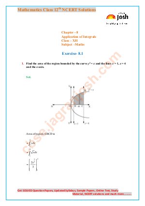 Application of Integrals