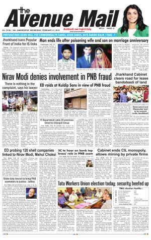 The Avenue Mail, February 21st 2018