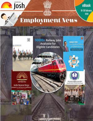 Employment News (16 - 28 February 2018) e-Book