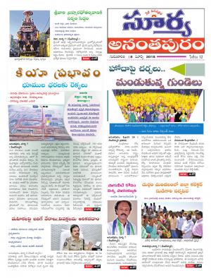 Thursday 08 March,2018