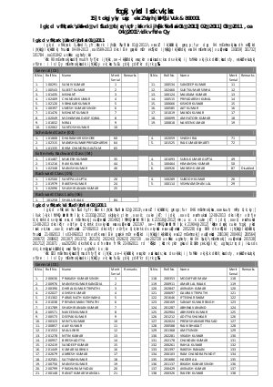 Assistant Engineer (Mechanical) Competitive Examination (Advt. No.01/2011)