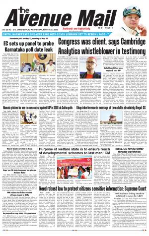 The Avenue Mail, March 28th 2018