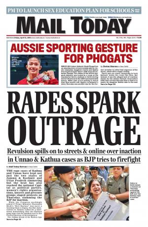 Mail Today, New Delhi, Friday, April 13, 2018