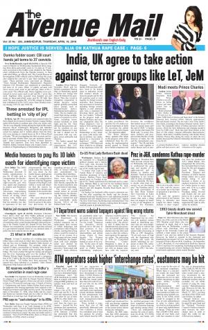 The Avenue Mail, April 19th 2018