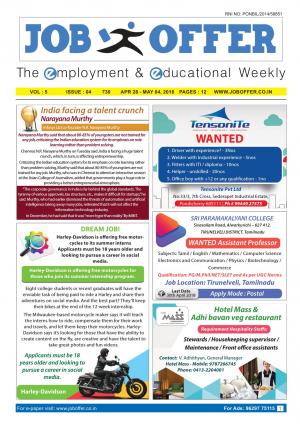 JOB OFFER MAGAZINE SOUTH VOL-5 ISSUE 04