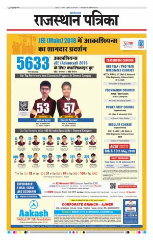 Rajasthan Patrika Beawar