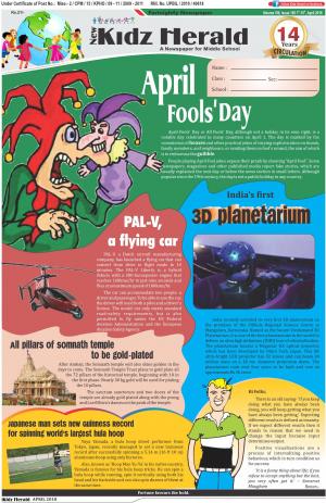 April 1st Issue 2018