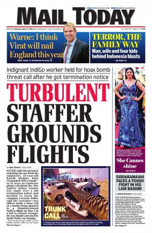 Mail Today Issue, 14 May 2018