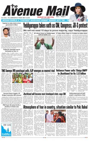 The Avenue Mail, May 18th 2018