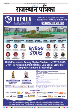  Rajasthan Patrika Jaipur