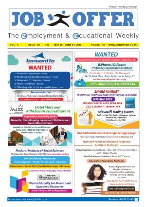 JOB OFFER MAGAZINE SOUTH VOL-5 ISSUE 08