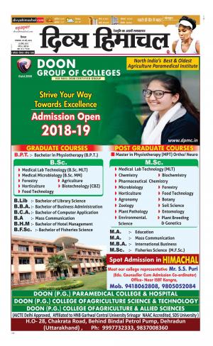 Divya Himachal Shimla